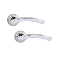 Ручки на розеті COMIT Milla (CM-59) хром/матовий нікель